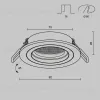 Встраиваемый светильник Maytoni Technical Atom DL025-2-01W-1(N) DL025-2-01W-1(N) - 9