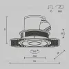 Встраиваемый светильник Maytoni Technical Focus LED mini DL127-8W3K-TRS-B DL127-8W3K-TRS-B - 10