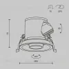 Встраиваемый светильник Maytoni Technical Focus LED mini DL127-8W3K-B DL127-8W3K-B - 10