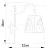 Бра Arte Lamp Seville A1509AP-1PB A1509AP-1PB - 7