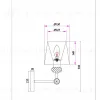 Бра Arte Lamp Brocca A4093AP-1AB A4093AP-1AB - 2