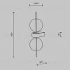 Бра Maytoni Double Moon MOD478WL-L8B3K MOD478WL-L8B3K - 16