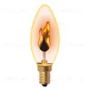 Лампа декоративная (UL-00002981) Uniel E14 3W золотистая IL-N-C35-3/RED-FLAME/E14/CL IL-N-C35-3/RED-FLAME/E14/CL - 1