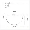 Потолочный светильник Odeon Light Minkar 2443/1A 2443/1A - 3