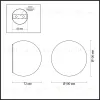 Уличный настенный светодиодный светильник Odeon Light Palla 3904/6WB 3904/6WB - 2