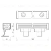 Линейный прожектор Arlight AR-LINE-1000-18W Warm3000 (GR, 15x60 deg, 230V) 041730 041730 - 4