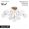 Потолочная люстра Arte Lamp Peacock A1369PL-7SG A1369PL-7SG - 2