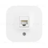 Розетка компьютерная RJ45 Legrand Quteo 782224 782224 - 2