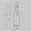 Магнитный трековый светильник Maytoni Technical Focus Led Flarity TR144-1-12W3K-W-PT TR144-1-12W3K-W-PT - 2