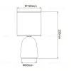 Настольная лампа Uniel UML-B305 E14 WHITE UL-00012419 UML-B305 E14 WHITE - 2