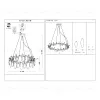 Подвесная люстра ST Luce Ancona SL1227.303.08 SL1227.303.08 - 7