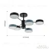 Люстра на штанге Arte Milano Ferrara 250906/6B Bk/Gr 250906/6B Bk/Gr - 2