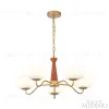 Подвесная люстра Arte Milano Napoli 310166/D680/5 BS/WD 310166/D680/5 BS/WD - 2
