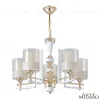 Подвесная люстра Arte Milano Florentia-6087 306087/5 Wh/Gd 306087/5 Wh/Gd - 1