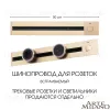 Встраиваемый шинопровод с выключателем Arte Milano Am-track-sockets 385205TBB/50 Gold 385205TBB/50 Gold - 5