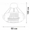 Подвесная люстра Vitaluce V5401-1/1S V5401-1/1S - 2