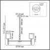 Люстра на штанге Lumion Moderni Torry 8441/7 8441/7 - 5