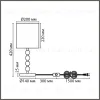 Настольная лампа Lumion Moderni Torry 8441/1T 8441/1T - 5