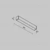 Трековый магнитный светильник Maytoni Technical Basis Radity TR080-4-10WTW-B TR080-4-10WTW-B - 9