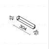 Трековый магнитный светильник Maytoni Technical Basis Radity TR080-4-10WTW-W TR080-4-10WTW-W - 6