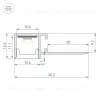 Профиль Arlight FANTOM-BENT-W12-SIDE-EDGE-2000 ANOD (Алюминий) 057315 057315 - 3