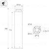Ландшафтный светильник Arlight LGD-OTIS-20W-H800 Warm3500-MIX (Серый, 315 deg, 230V) (IP65 Металл) 064198 064198 - 5