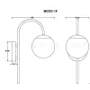 Настенный светильник MyFar Кассия MR2352-1W MR2352-1W - 5