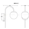 Настенный светильник MyFar Кассия MR2354-1W MR2354-1W - 5