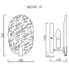Бра MyFar Карин MR2850-1W MR2850-1W - 5