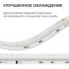 Светодиодная лента Apeyron SPI (бегущая волна) 24В 14,4Вт/м COB, 840д/м 725лм/м RGBW CRI90+ IP20 5м 00-460 00-460 - 12