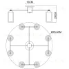 Потолочная люстра Arte Lamp Leo A7027PL-8BK A7027PL-8BK - 8