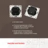 Выключатель круглый одноклавишный с рамкой Arte Milano SET08-1-30-1 white SET08-1-30-1 white - 3