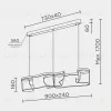 Подвесной светильник Modestyle MS.8040.900 BK MS.8040.900 BK - 4