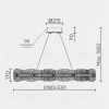 Подвесная люстра Modelux ML.6068.1080 CP ML.6068.1080 CP - 6
