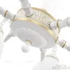 Подвесная люстра Arte Milano 340837/6 WT+G 340837/6 WT+G - 9
