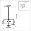 Подвесной светильник Lumion Moderni Sorento 8282/4 8282/4 - 2
