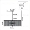 Люстра на штанге Lumion Eco Silvana 8286/7 8286/7 - 2