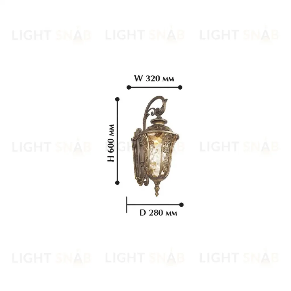 Уличный настенный светильник Favourite Luxus 1495-1W 1495-1W