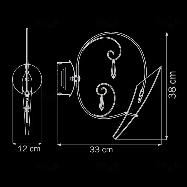 Бра Lightstar Scarabeo 755614 755614