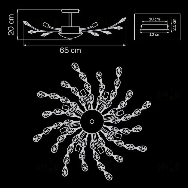 Потолочная люстра Lightstar Isabelle 791182 791182