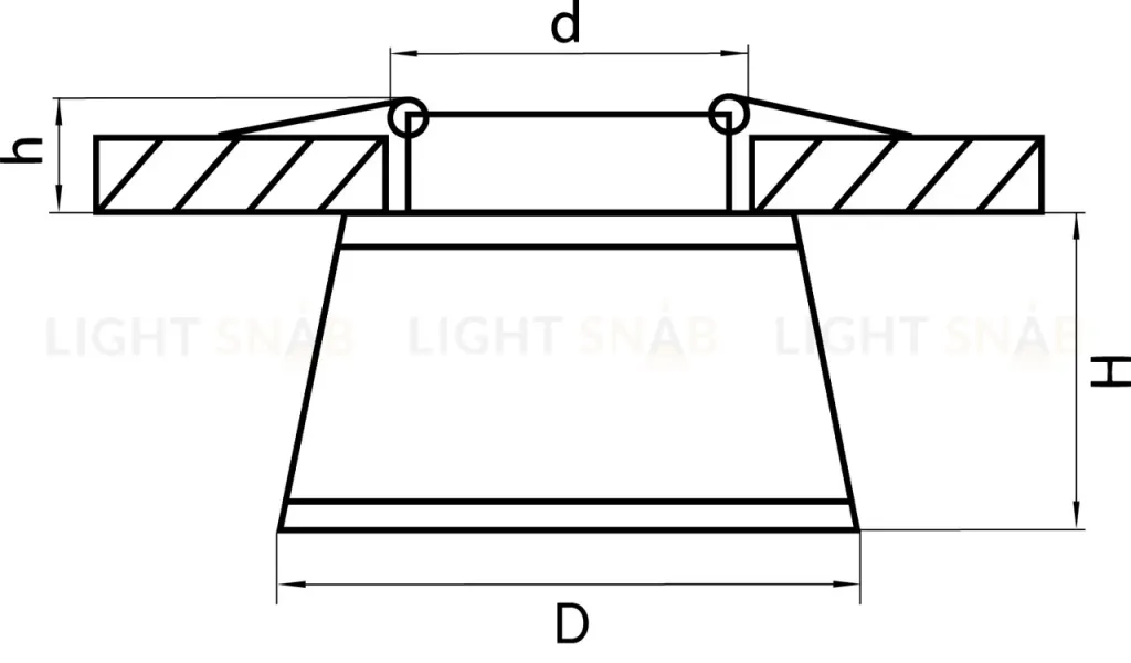 Встраиваемый светильник Lightstar Maturo 072174 072174