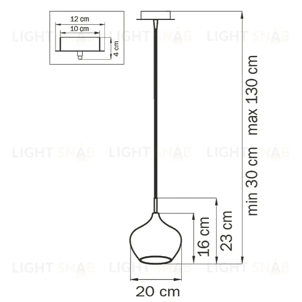 Подвесной светильник Lightstar Pentola 803041 803041