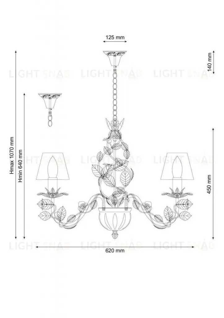 Подвесная люстра Lucia Tucci Fiori Di Rose 108.6 Fiori Di Rose 108.6