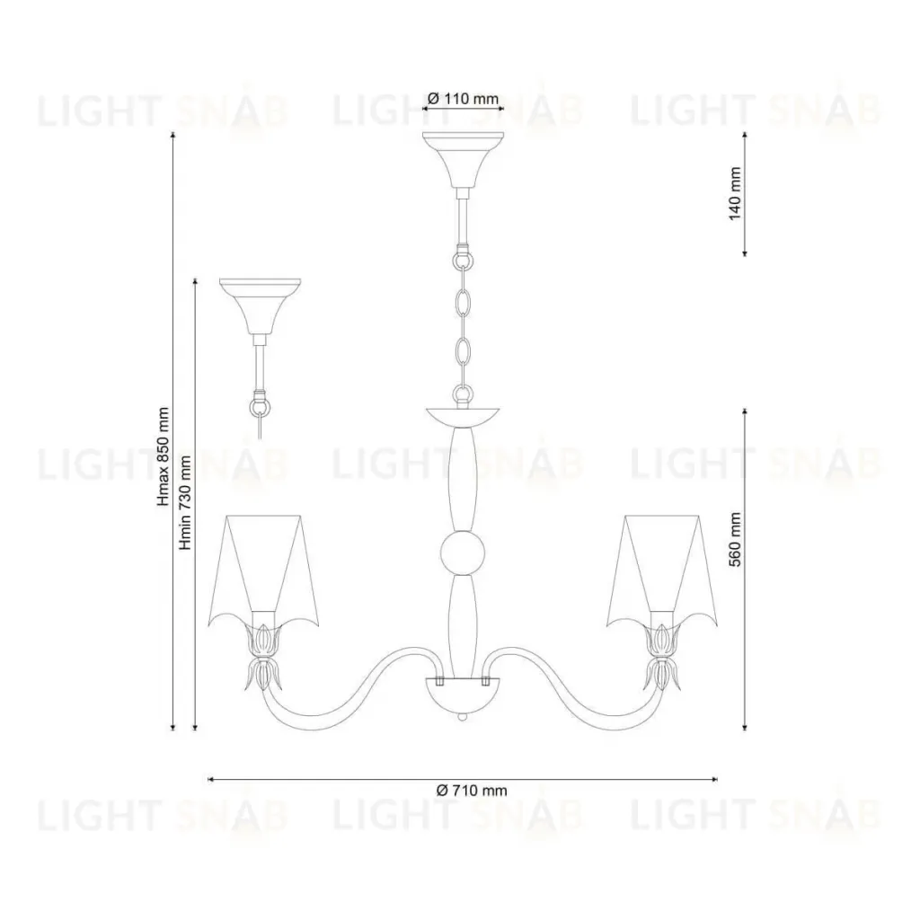Подвесная люстра Lucia Tucci Salerno 138.7 Salerno 138.7