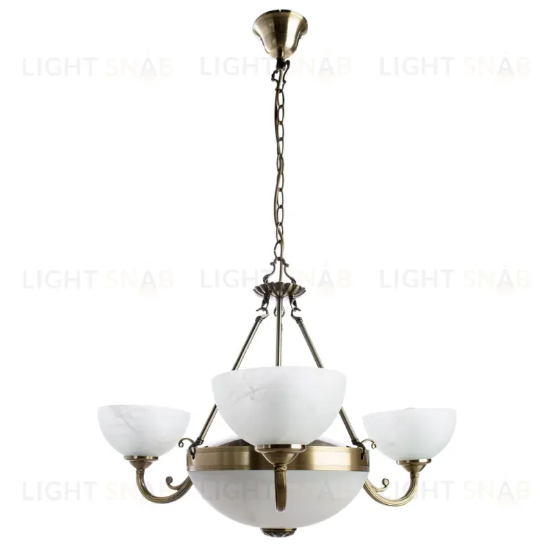 Подвесная люстра Arte Lamp Windsor White A3777LM-3-2AB A3777LM-3-2AB