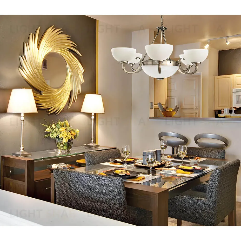 Подвесная люстра Arte Lamp Windsor White A3777LM-6-2AB A3777LM-6-2AB