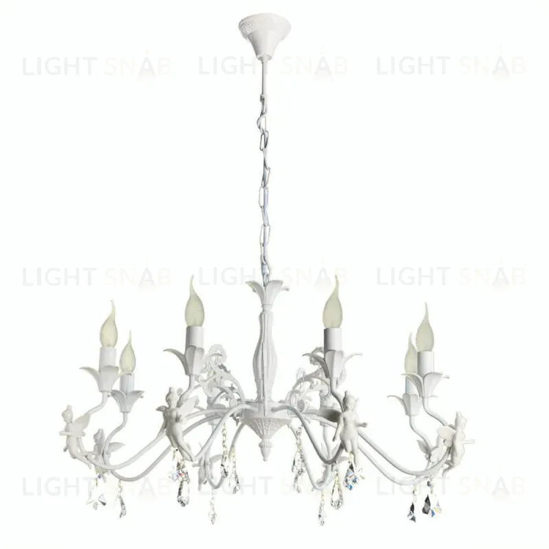 Подвесная люстра Arte Lamp Angelina A5349LM-8WH A5349LM-8WH