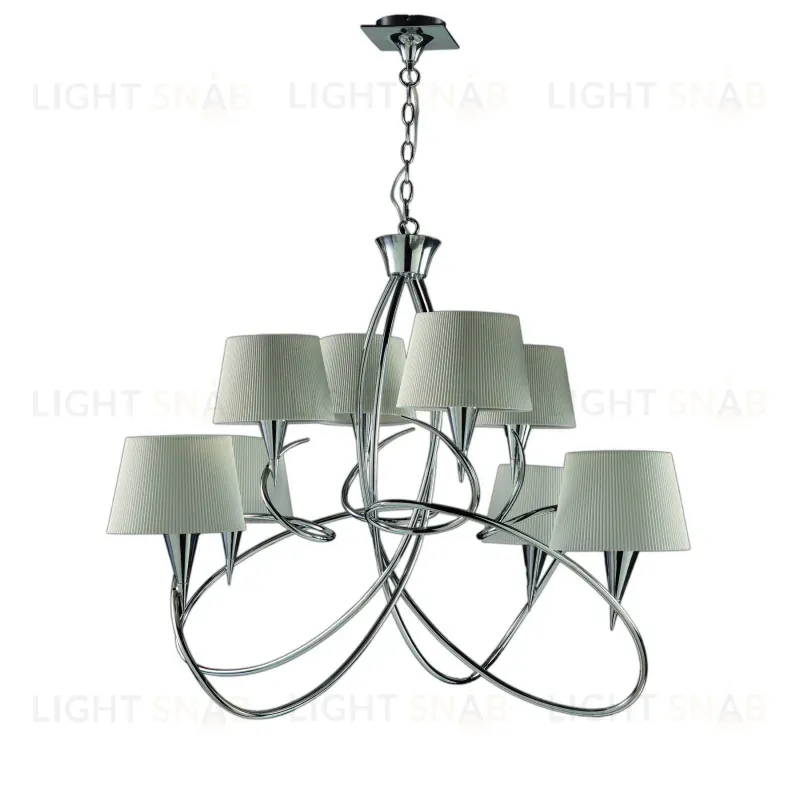 Подвесная люстра Mantra Mara Chrome - White 1654 1654