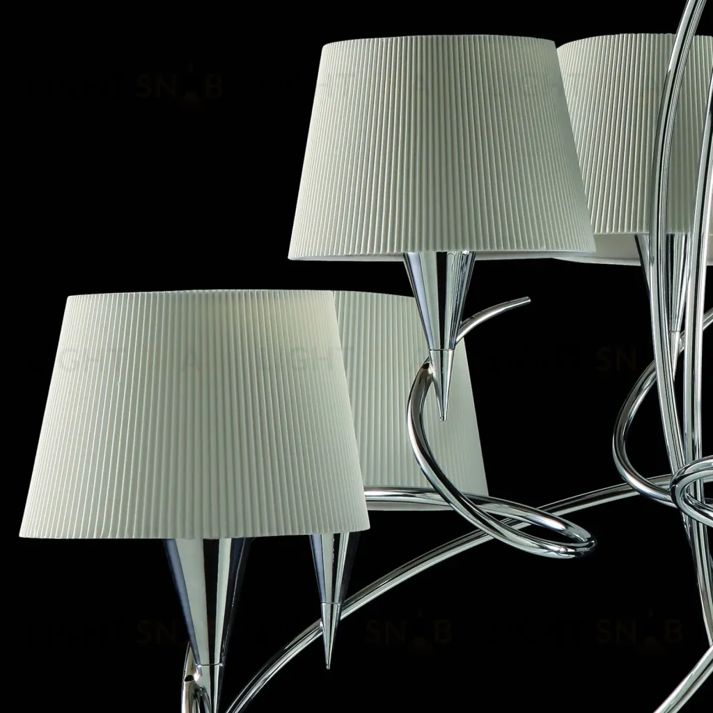 Подвесная люстра Mantra Mara Chrome - White 1654 1654
