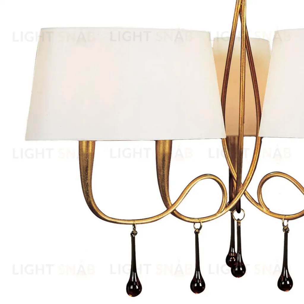 Подвесная люстра Mantra Paola Painted Gold 3540 3540